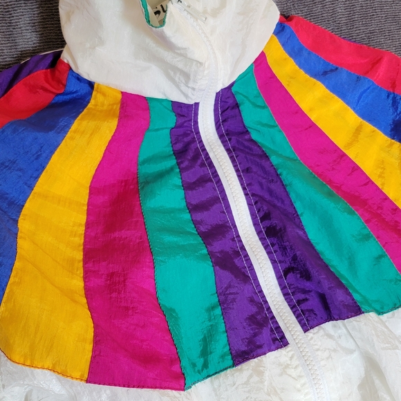 Vintage 80's Track Suit/Windbreaker Top - Picture 3 of 13